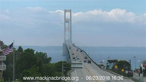 Mackinac Bridge Live Web Cam, Mackinaw City Live Cam, St.